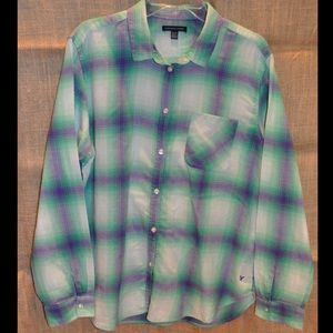 AEO Real/Purple Flannel
